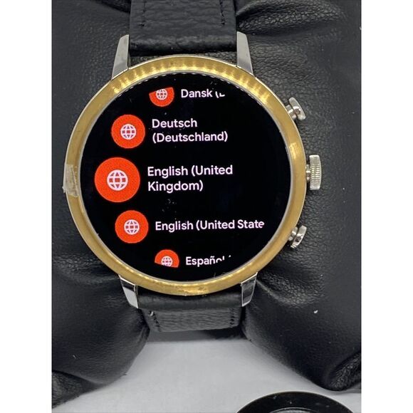 Fossil Gen 4 Authentic Digital Dial Smart Watch Custom Band FTW6016 CR707 - Picture 2 of 12